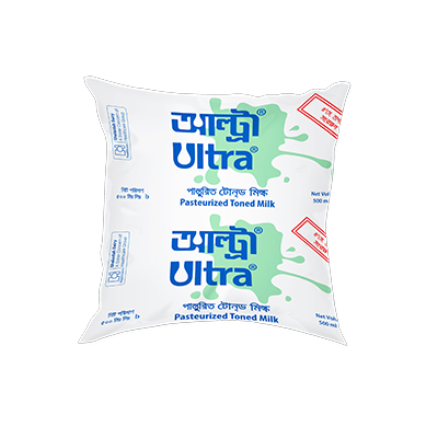 Ultra Toned Milk 500ml pack - 072632897044 1L, 1Liter pack - 8652143501014 