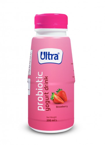 Ultra Probiotic Strawberry Yogurt Drink 200ml 652143500918